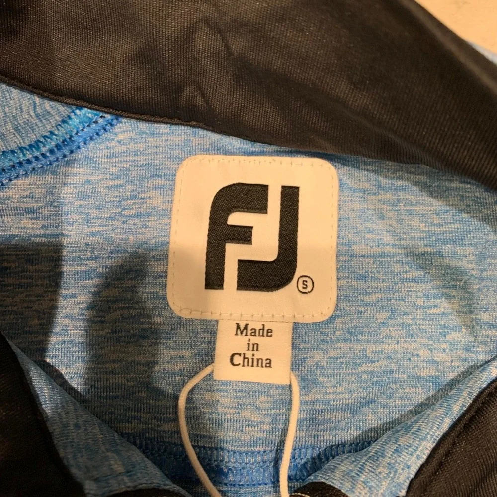 FootJoy FJ‎ Devils Ridge Golf Club Pullover Blue Quarter Zip Women's Small New